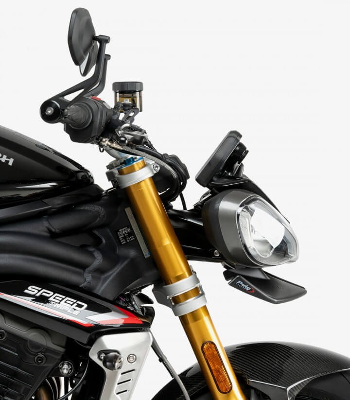 Winglets vorne Naked 21594J Puig Triumph Speed Triple 1200 RS (21-26), Street Triple 765 R/RS (23-26) Mattschwarz