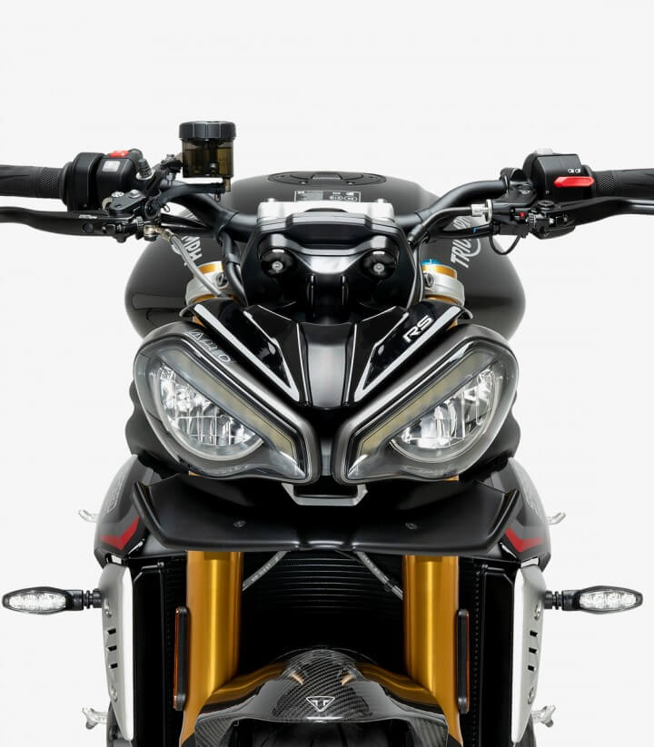 Alerones frontales Naked 21594J para Triumph Speed Triple 1200 RS (21-25), Street Triple 765 R/RS (23-25) color Negro mate de Pu