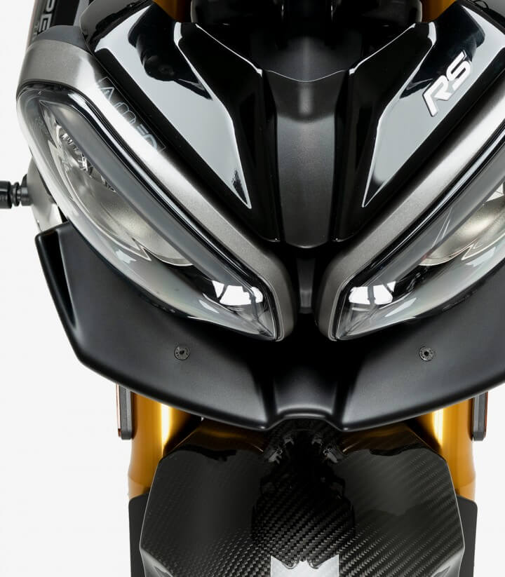 Alerones frontales Naked 21594J para Triumph Speed Triple 1200 RS (21-25), Street Triple 765 R/RS (23-25) color Negro mate de Pu
