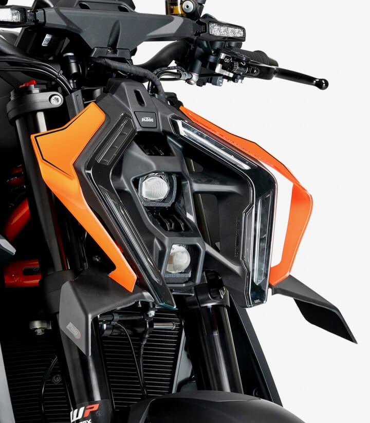 Alerones frontales Naked 21909J para KTM 1390 Super Duke R (24-25) color Negro mate de Puig