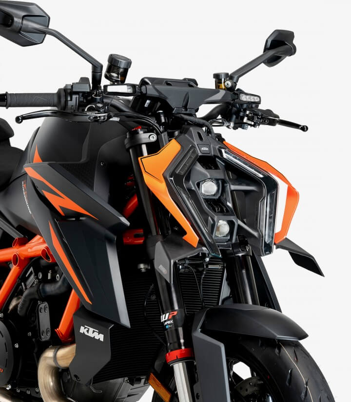 Alerones frontales Naked 21909J para KTM 1390 Super Duke R (24-25) color Negro mate de Puig