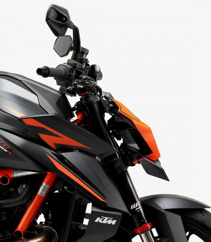 Naked frontal winglets 21909J for KTM 1390 Super Duke R (24-25) Matte black by Puig