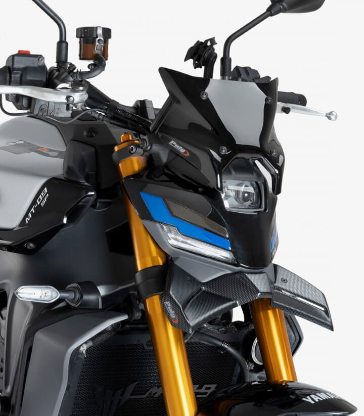 Alerones frontales Naked 22079C para Yamaha MT-09 (24-25) color Símil carbono de Puig