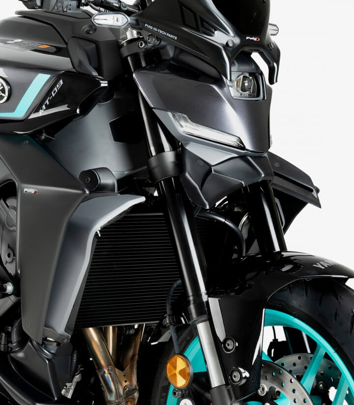 Naked frontal winglets 22079J for Yamaha MT-09 (24-25) Matte black by Puig