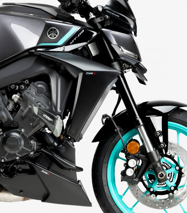 Alerones frontales Naked 22079J para Yamaha MT-09 (24-25) color Negro mate de Puig