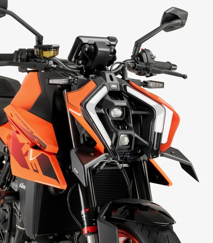 Alerones frontales Naked 22178J para KTM 990 Duke / R (24-25) color Negro mate de Puig