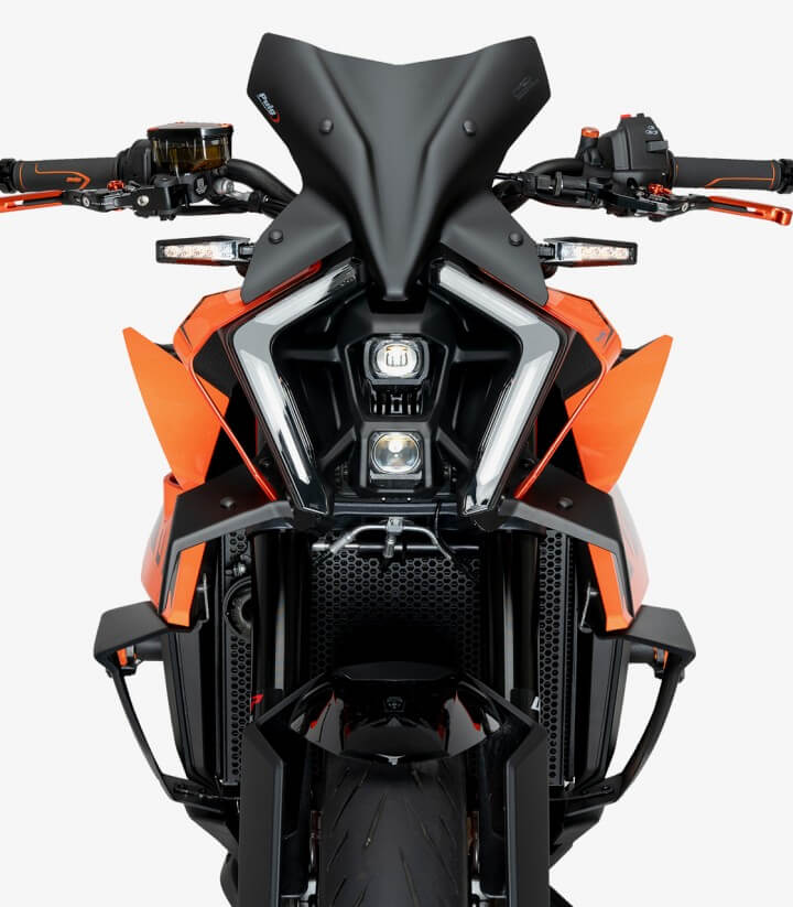 Naked frontal winglets 22178J for KTM 990 Duke / R (24-25) Matte black by Puig