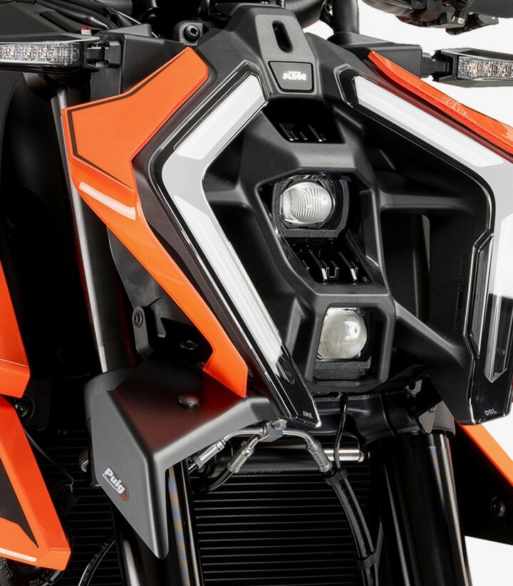 Alerones frontales Naked 22178J para KTM 990 Duke / R (24-25) color Negro mate de Puig