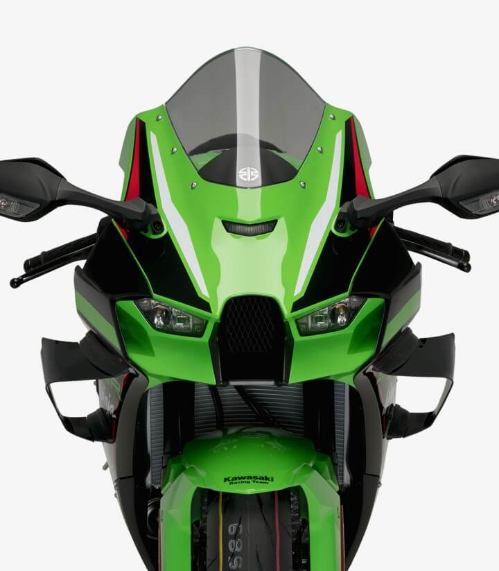 Race side winglets 20543N for Kawasaki ZX-10R/RR Black by Puig