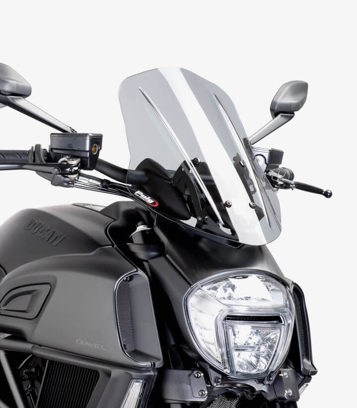 Cúpula Puig Naked New Generation Touring Ducati Diavel Ahumado 7570H