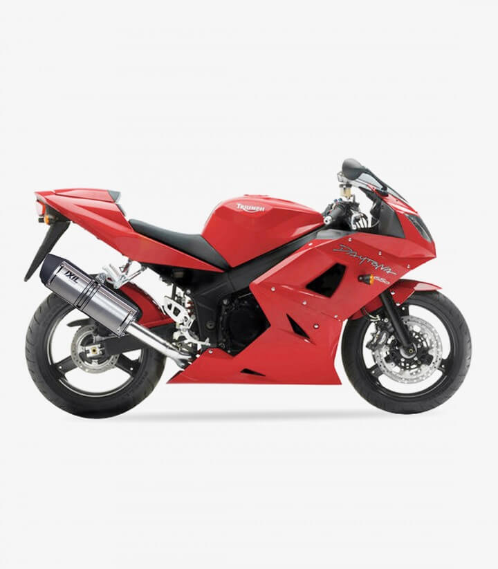 Auspuff OT4041VSE Ixil SOVE Stahl für Triumph Daytona 600 (03-04), 650 (05), Speed Four (02-05), TT 600 (00-02)