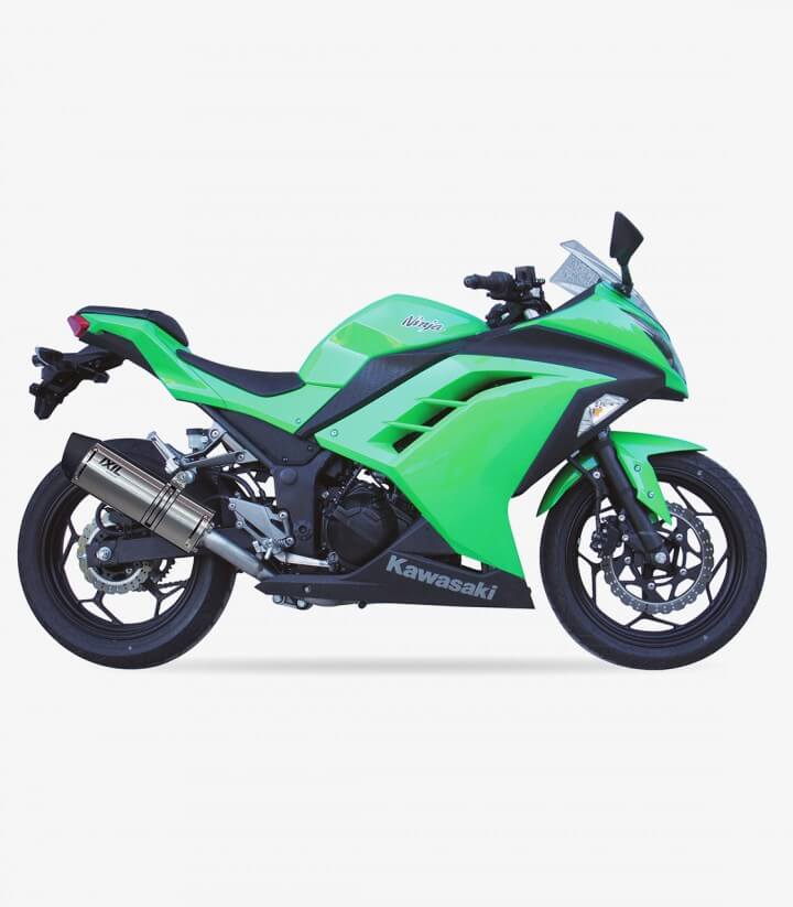 Escape OK7040VSE Ixil SOVE Acero para Kawasaki Ninja 400/500 (18-24), Ninja 7 Hybrid , Z 400/Z 500 (19-24)