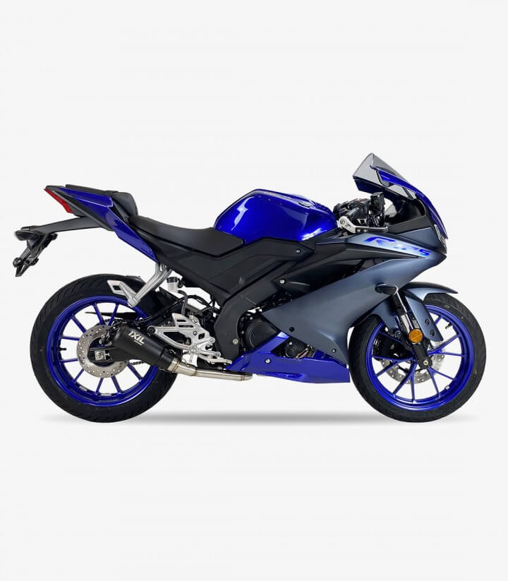 Auspuff CY9240RB Ixil RB Schwarz für Yamaha MT 125, XSR 125, YZF-R 125 (21-26)