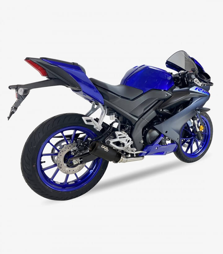 Ixil CY9240RB RB Black Exhaust for Yamaha XSR 125 (21-23), YZF-R 125 (21-23)