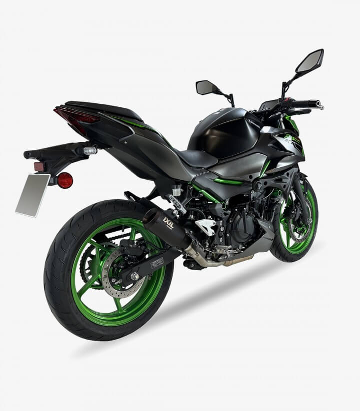 Escape CK7240RB Ixil RB Negro para Kawasaki Ninja 400 / 500 (18-24), Ninja 7 Hybrid, Z 400 / Z 500 (19-24)
