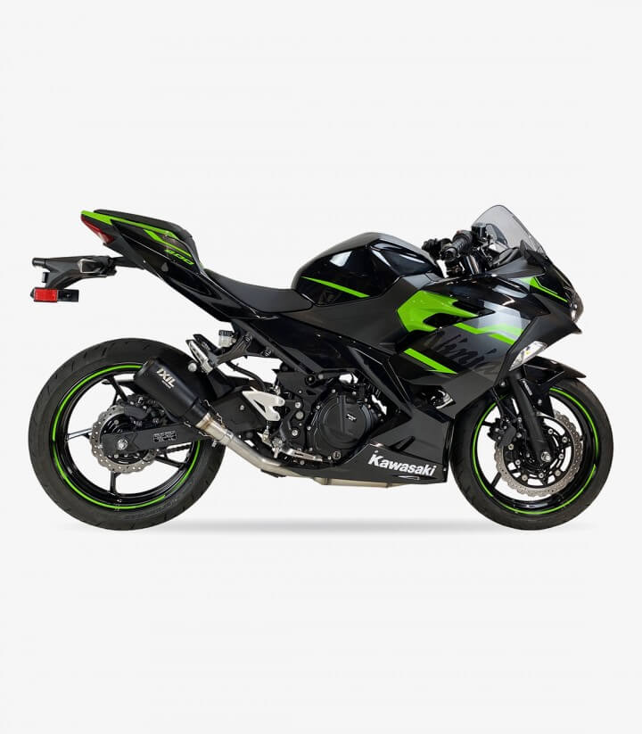Ixil CK7240RB RB Black Exhaust for Kawasaki Ninja 400 / 500 (18-24), Ninja 7 Hybrid, Z 400 / Z 500 (19-24)