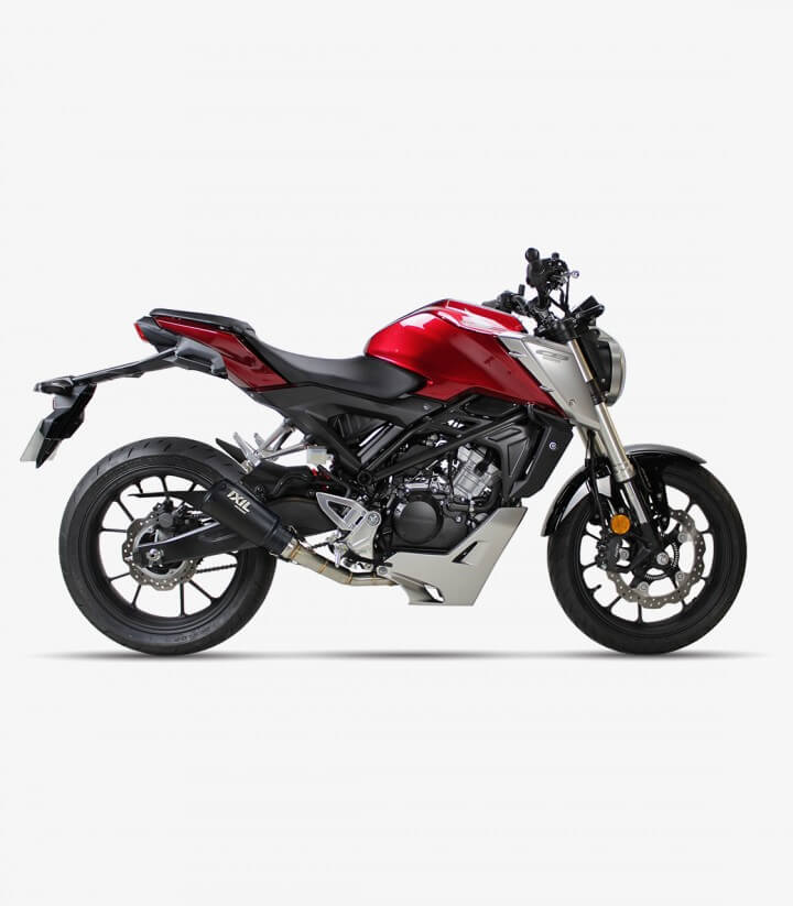 Auspuff CH6208RB Ixil RB Schwarz für Honda CB 125 R (18-20)