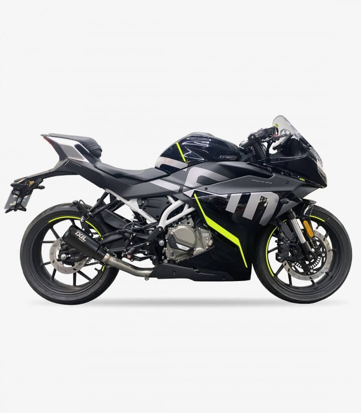 Escape CF3225RB Ixil RB Negro para CFMOTO 250 / 300 NK, 250 / 300 SR