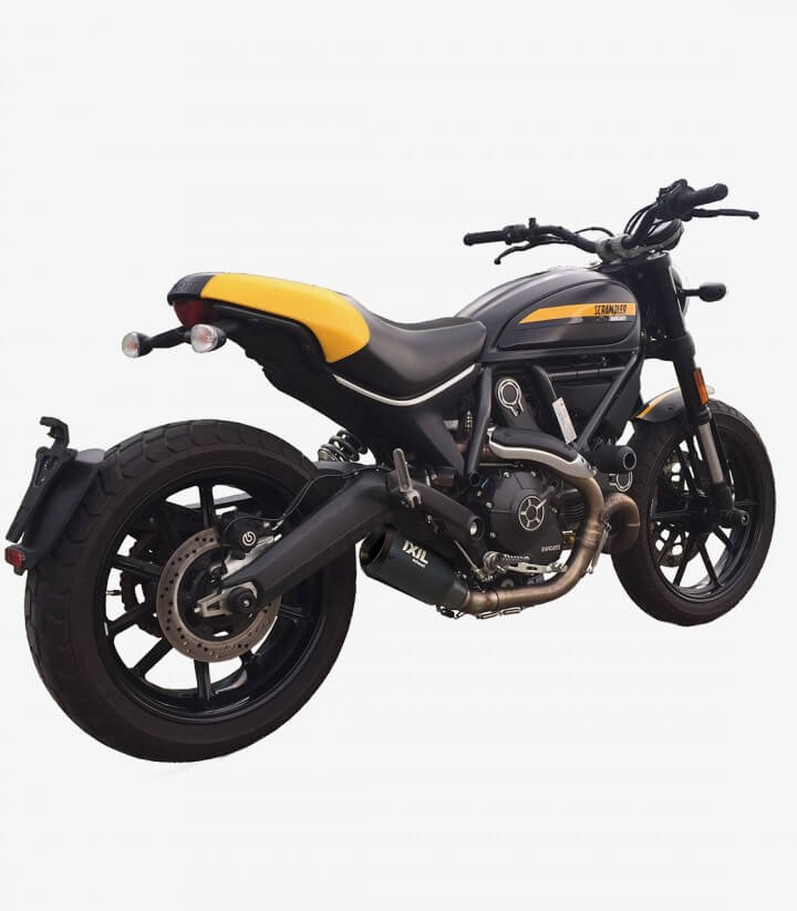 Auspuff CD5250RB Ixil RB Schwarz für Ducati Scrambler 800