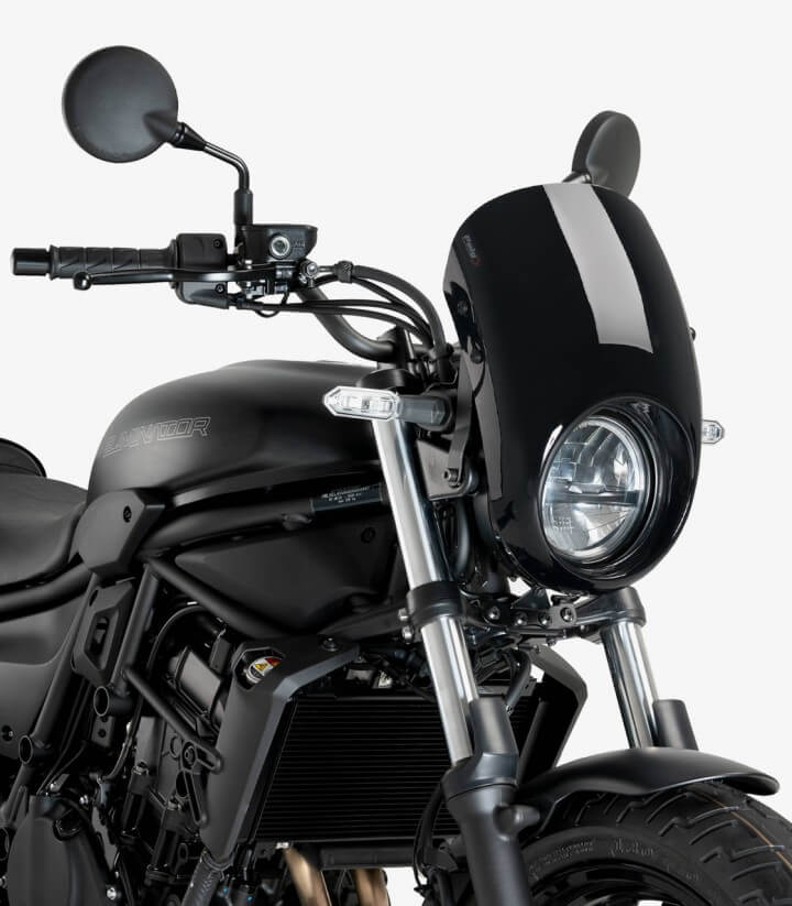 Halbverkleidung Puig Anarchy Kawasaki Eliminator 500 (24-26) Schwarz 21944N