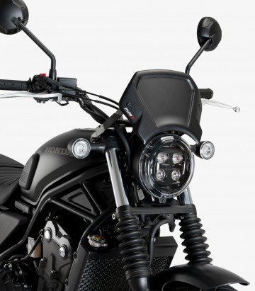 Placa frontal de aluminio pintada en negro Puig Honda CL 500 (23-25) 21636N