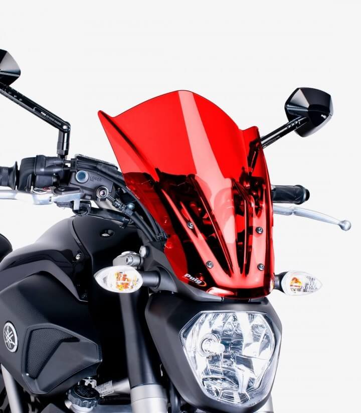 Cúpula Puig Naked New Generation Touring Yamaha MT-07 Rojo 7016R