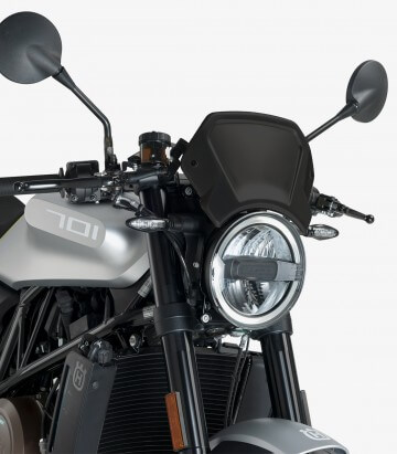 Frontplatte aus Aluminium, schwarz lackiert Puig universal 3592N