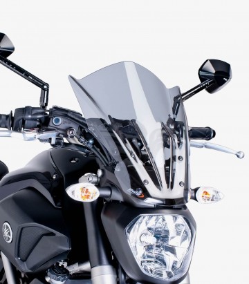 Yamaha MT-07 (2014 - 2017) Puig New Generation Touring Smoked Windshield 7016H