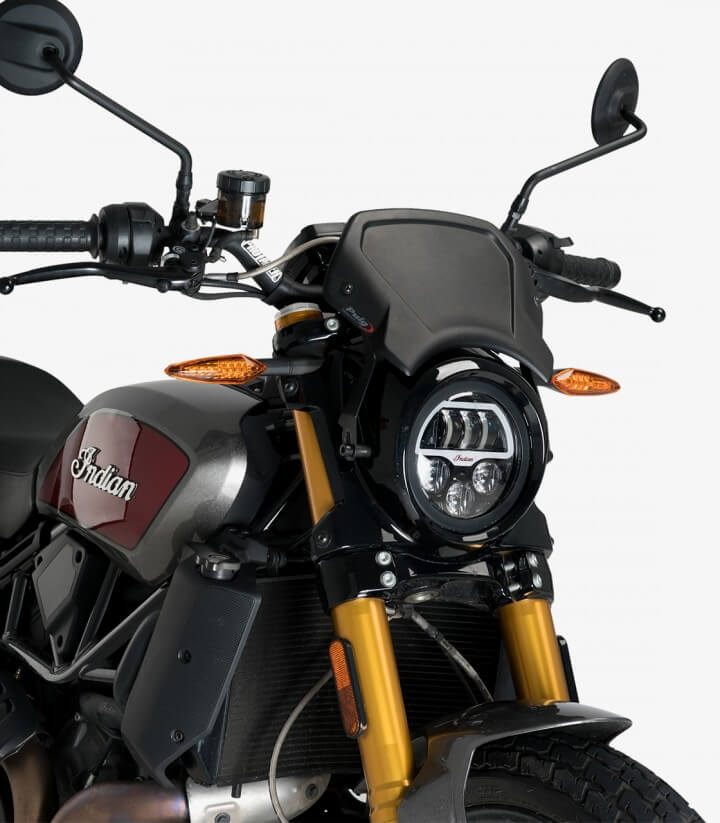 Black-Painted Front Aluminum Plate Puig for various models 3593N