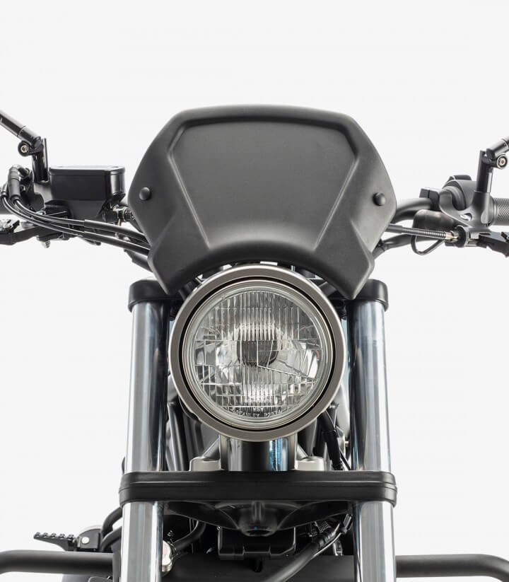 Frontplatte aus Aluminium, schwarz lackiert Puig Honda CMX 500 Rebel (17-24) 3701N