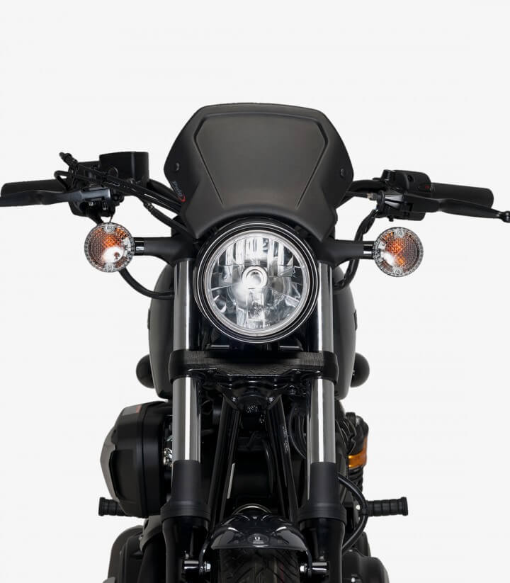 Placa frontal de aluminio pintada en negro Puig Yamaha XV950/R (14-20) 3813N