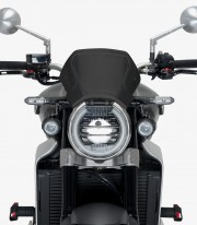 Placa frontal de aluminio pintada en negro Puig Honda CB1000/650R Neo Sports Cafe (18-23) 9803N