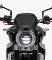 Placa frontal de aluminio pintada en negro Puig Honda CB1000/650R Neo Sports Cafe (18-23) 9803N
