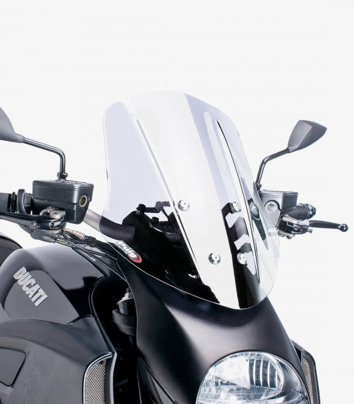 Cúpula Puig Naked New Generation Touring Ducati Diavel Transparente 5655W