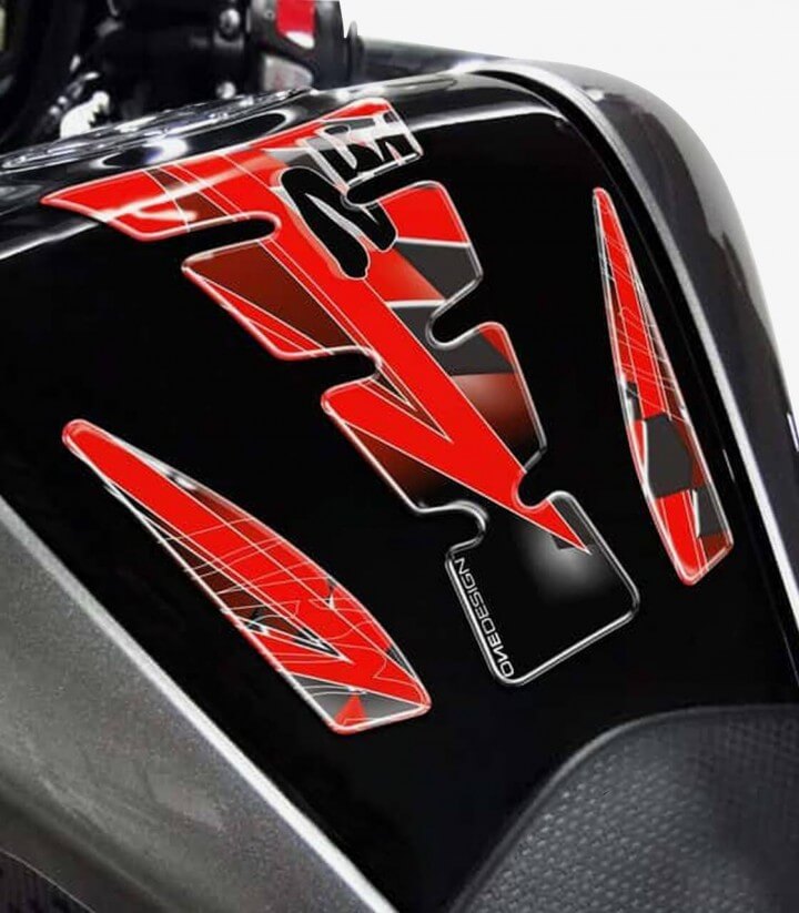 Tankpad Wings Ninja in der Farbe Rot von Puig 4721R