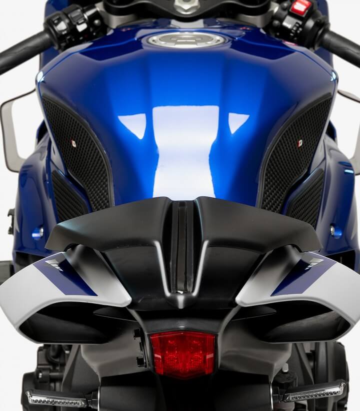 Puig Matte black 20703J seat cowl for Yamaha YZF-R1 (20-25)