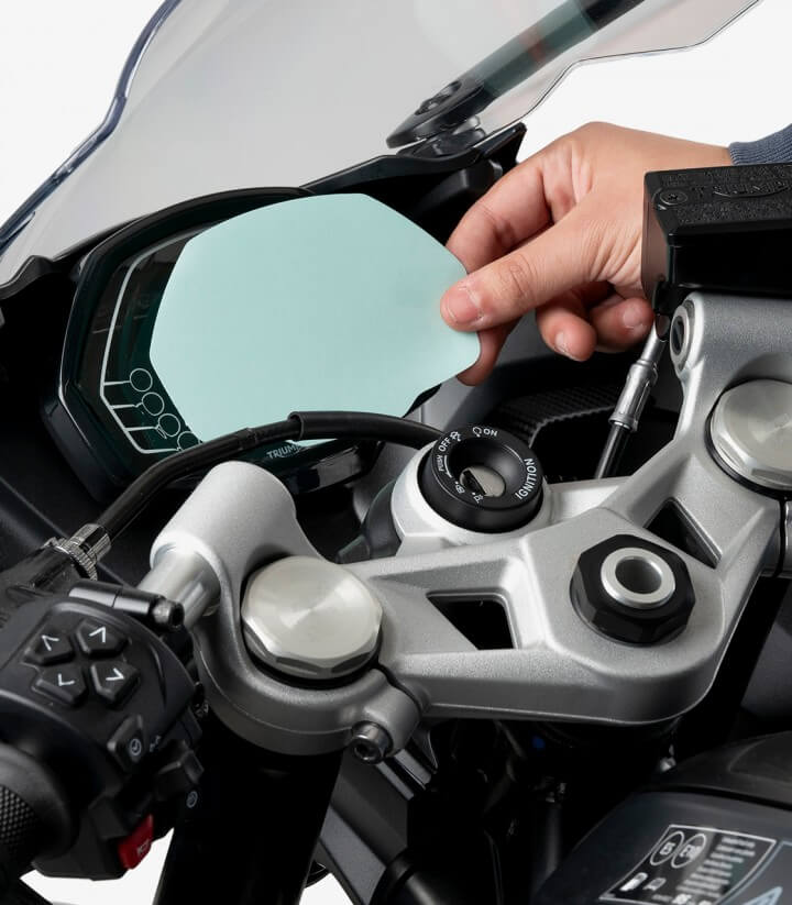 Protector de Dashboard Puig para Triumph Daytona 660 (24-25), Tiger Sport 660 (22-25) 22106W