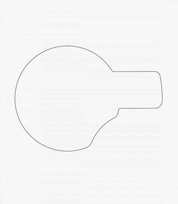Puig Dashboard-Protektor für Triumph Scrambler 400X/XC, Speed/Thruxton/Tracker 400 (24-26) 22130W