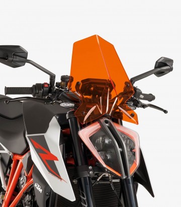 Windschild Puig New Generation Touring KTM 1290 Superduke R (17-19) Orange 9692T