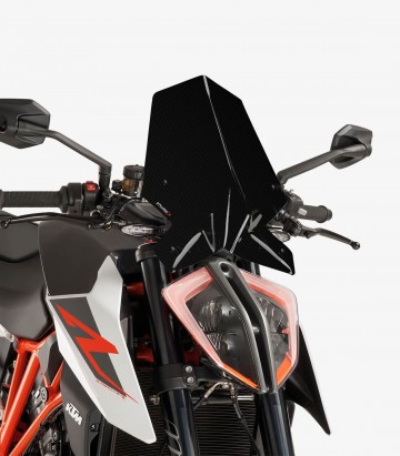 Windschild Puig New Generation Touring KTM 1290 Superduke R (17-19) Carbon-Optik 9692C