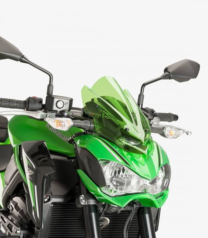 Windschild Puig New Generation Sport Kawasaki Z900 (17-19) Grün 9689V