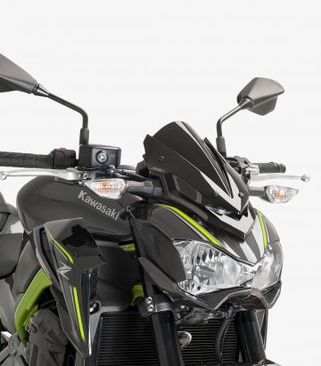 Windschild Puig New Generation Sport Kawasaki Z900 (17-19) Schwarz 9689N