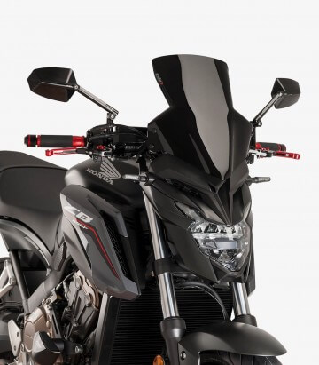 Windschild Puig New Generation Sport Honda CB650F (14-18) Schwarz 9687N