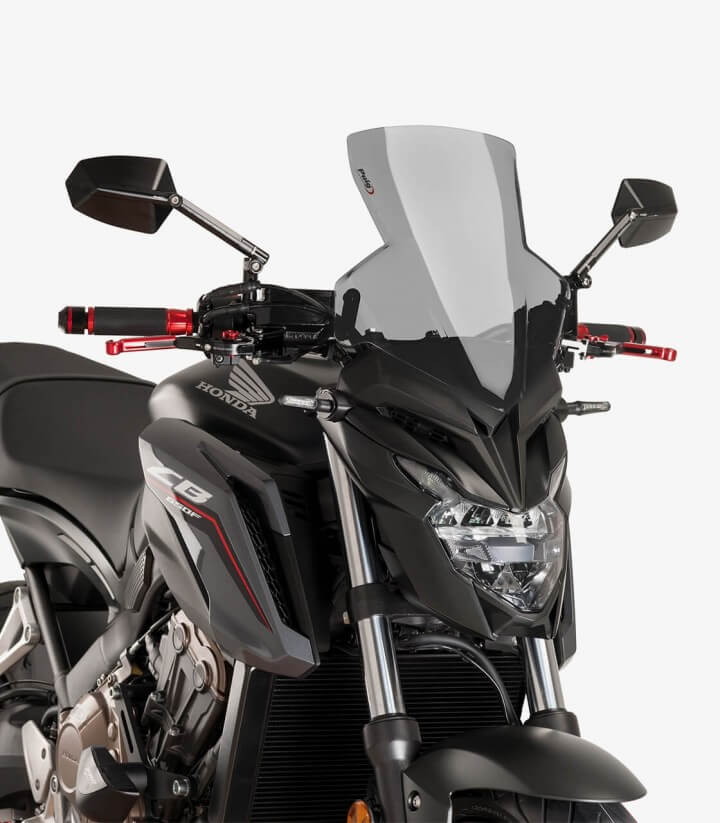 Windschild Puig New Generation Sport Honda CB650F (14-18) Dunkel getönt 9687F