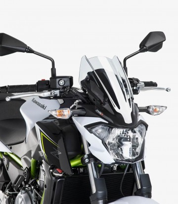 Kawasaki Z650 Puig Naked New Generation Sport Transparent Windshield 9588W