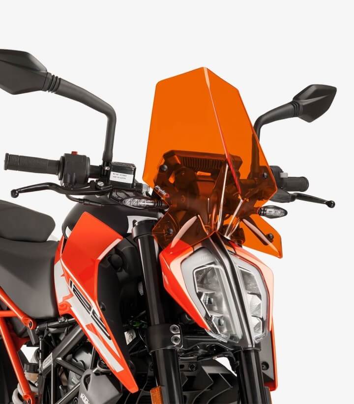 Cúpula Puig Naked New Generation Sport KTM Duke 125/390 Naranja 9514T