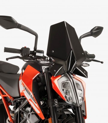 Windschild Puig New Generation Sport KTM 125/390 Duke (17-23) Schwarz 9514N