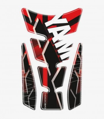 Tankpad Wings Yamaha in der Farbe Rot von Puig 4722R
