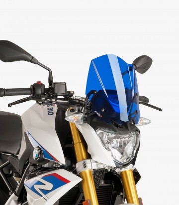 BMW G310 R Puig Naked New Generation Sport Blue Windshield 8920A