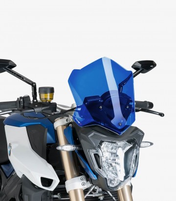 BMW F800 R Puig Naked New Generation Sport Blue Windshield 7650A